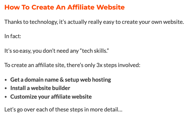 how to write an affiliate blog post