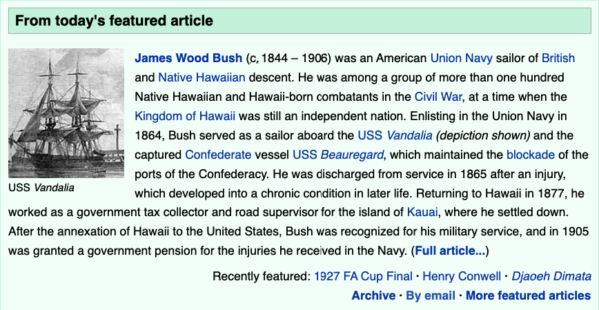An example of internal linking from Wikipedia