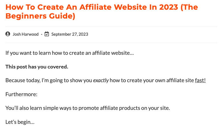how to do affiliate marketing as a blogger
