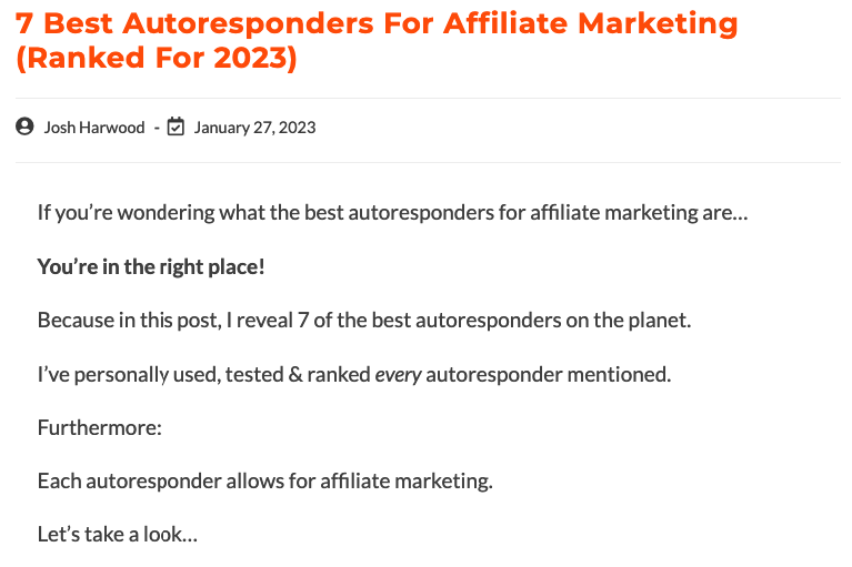 affiliate marketing for bloggers