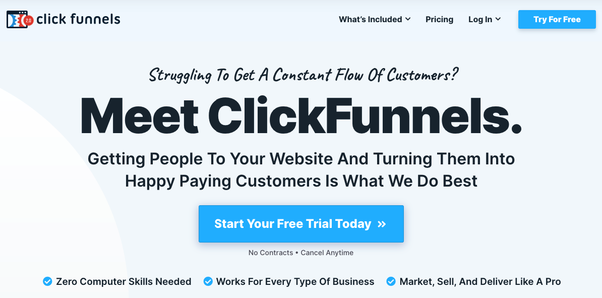 clickfunnels - best sales funnel builder